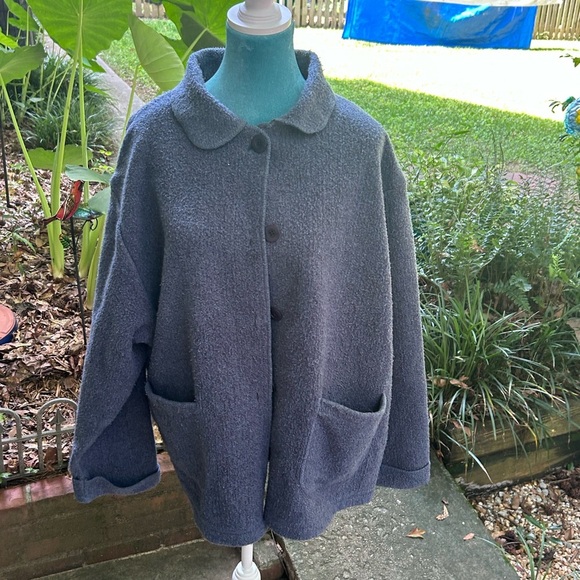 Eddie Bauer Women's Charcoal Teddy Jacket - Picture 1 of 3